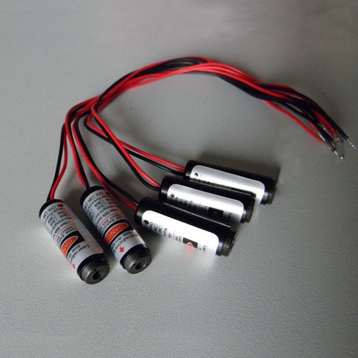 780nm 5mW Red laser module Dot Focusable Φ10mmx30mm